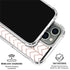 Rose Gold Herringbone iPhone 16 Pro Clear Case