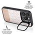 Rose Gold Herringbone iPhone 16 Pro Max Kickstand Case