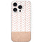 Rose Gold Herringbone iPhone 16 Pro Skin