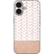 Rose Gold Herringbone iPhone 16 Skin