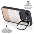 Rose Gold Herringbone iPhone 16e Kickstand Case