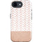 Rose Gold Herringbone iPhone 16e Impact Case