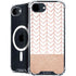Rose Gold Herringbone iPhone 16e MagSafe Case