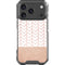 Rose Gold Herringbone iPhone 18 Pro Clear Case