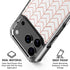 Rose Gold Herringbone iPhone 18 Pro Clear Case