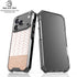 Rose Gold Herringbone iPhone 18 Pro Clear Case