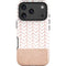 Rose Gold Herringbone iPhone 18 Pro Impact Case