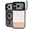 Rose Gold Herringbone iPhone 18 Pro Kickstand Case