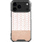 Rose Gold Herringbone iPhone 18 Pro Max Clear Case