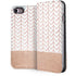 Rose Gold Herringbone iPhone 7 Folio Case