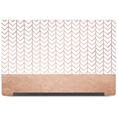 Rose Gold Herringbone Dell Latitude Skin