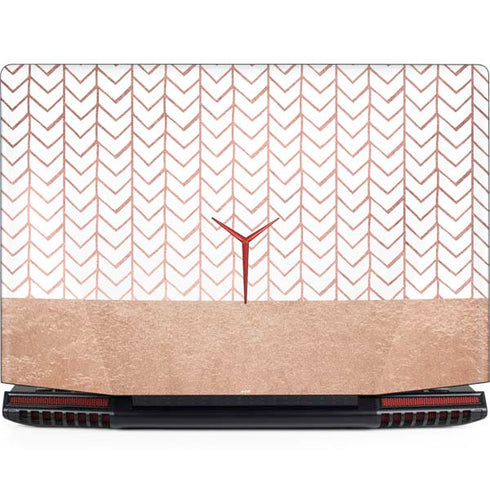 Rose Gold Herringbone Legion Y720 Skin