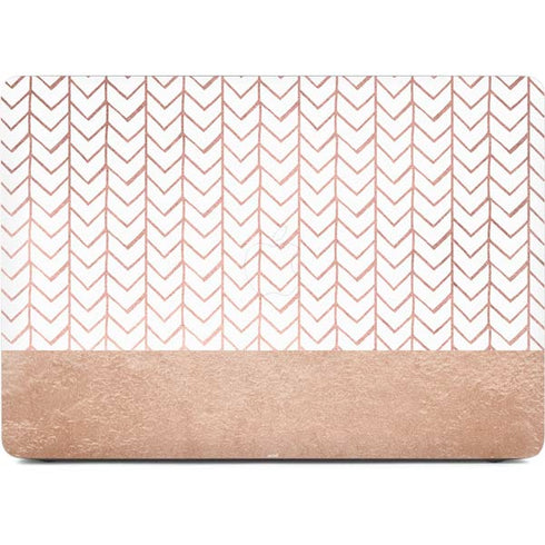 Rose Gold Herringbone Apple MacBook Pro 16-inch Skin