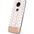 Rose Gold Herringbone Moto E5 Plus Skin