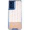 Rose Gold Herringbone Moto G 5G (2024) Clear Case