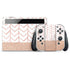 Rose Gold Herringbone Nintendo Skins
