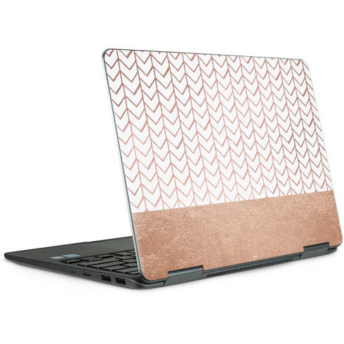 Rose Gold Herringbone Notebook 9 Pro 13in (2017) Skin
