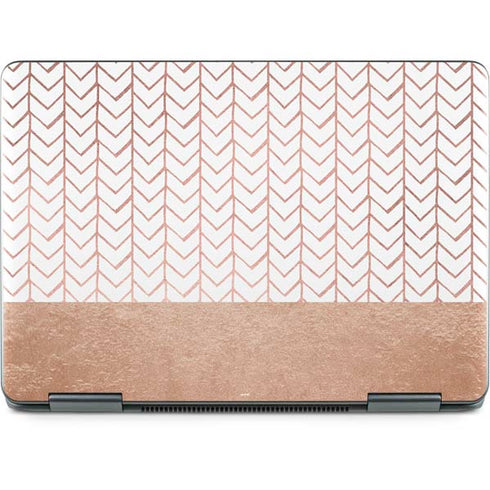 Rose Gold Herringbone Notebook 9 Pro 13in (2017) Skin