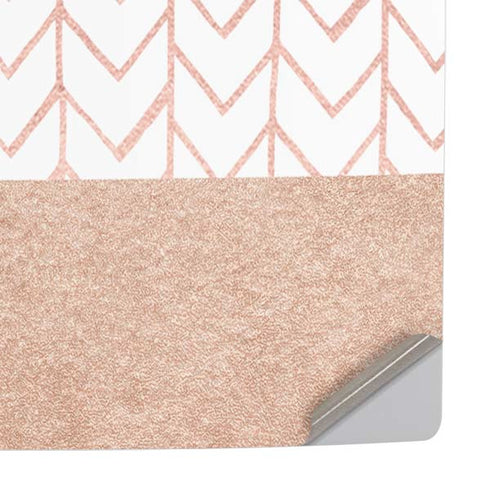 Rose Gold Herringbone PS5 Pro Console Skin