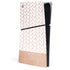 Rose Gold Herringbone PS5 Slim Digital Edition Console Skin