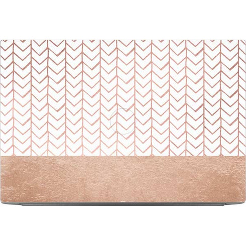 Rose Gold Herringbone Dell XPS Skin