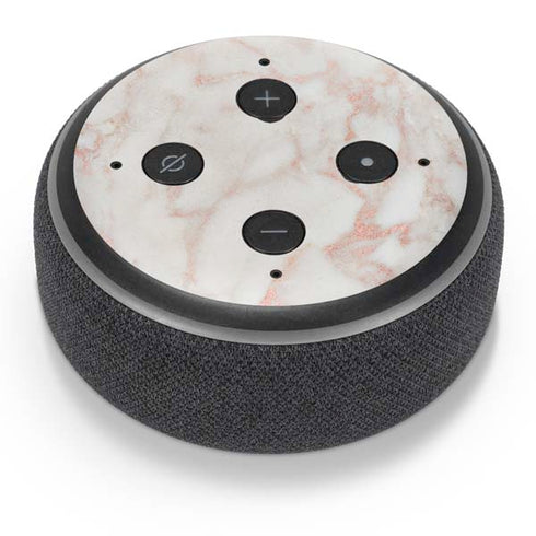 Rose Gold Marble Amazon Echo Dot Skin
