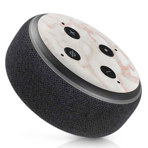 Rose Gold Marble Amazon Echo Dot Skin