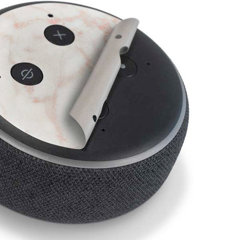 Rose Gold Marble Amazon Echo Dot Skin
