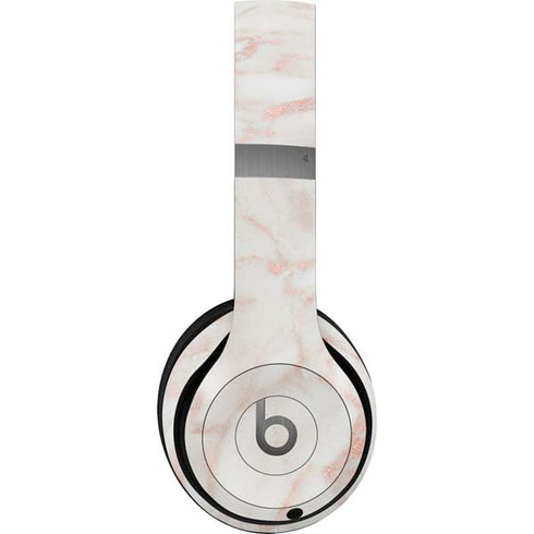 Rose Gold Marble Beats Solo 4 Wireless Headphones Skin