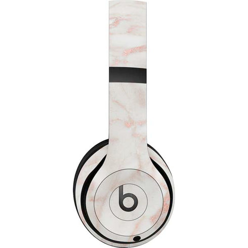 Rose Gold Marble Beats Studio Pro Wireless Headphones Skin
