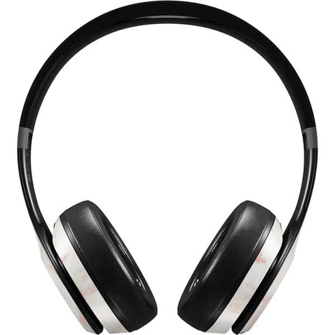 Rose Gold Marble Beats Studio Pro Wireless Headphones Skin