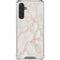 Rose Gold Marble Galaxy A17 Clear Case