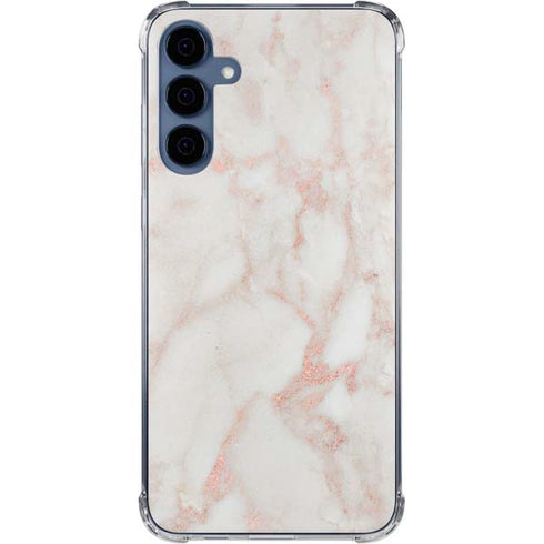Rose Gold Marble Galaxy A35 5G Clear Case