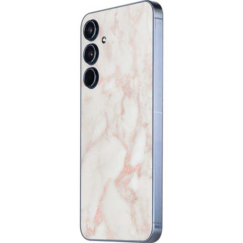 Rose Gold Marble Galaxy A55 5G Skin