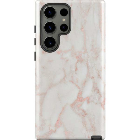 Rose Gold Marble Galaxy S23 Ultra Pro Case