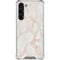 Rose Gold Marble Galaxy S24 FE Clear Case