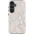 Rose Gold Marble Galaxy S25 Impact Case