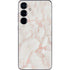 Rose Gold Marble Galaxy S25 Plus Skin