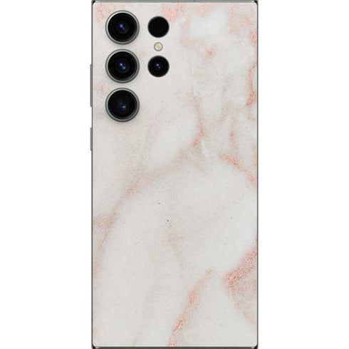 Rose Gold Marble Galaxy S25 Ultra Skin