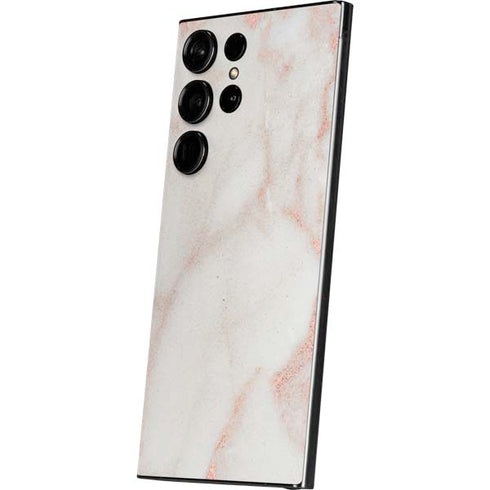 Rose Gold Marble Galaxy S25 Ultra Skin