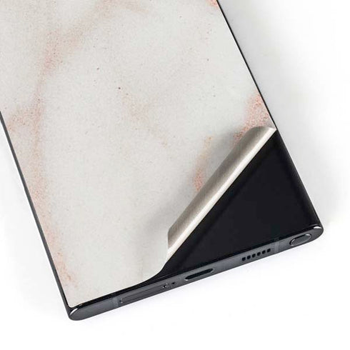 Rose Gold Marble Galaxy S25 Ultra Skin