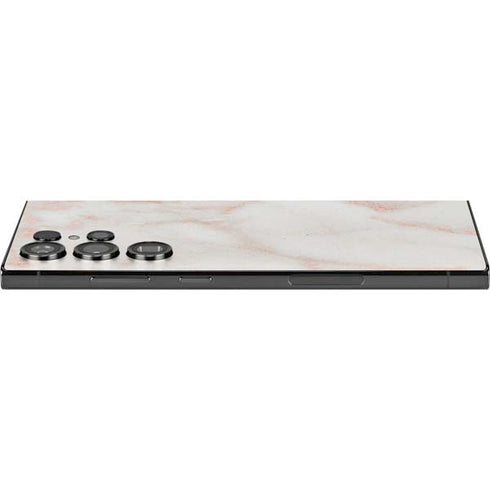 Rose Gold Marble Galaxy S25 Ultra Skin