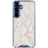 Rose Gold Marble Galaxy S25 Plus Clear Case