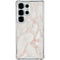 Rose Gold Marble Galaxy S25 Ultra Clear Case