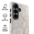 Rose Gold Marble Galaxy S26 Impact Case