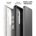 Rose Gold Marble Galaxy S26 Impact Case