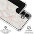 Rose Gold Marble Galaxy S26 Plus Clear Case