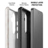 Rose Gold Marble Galaxy S26 Plus Impact Case