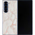 Rose Gold Marble Galaxy Z Fold6 Skin