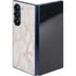 Rose Gold Marble Galaxy Z Fold6 Skin